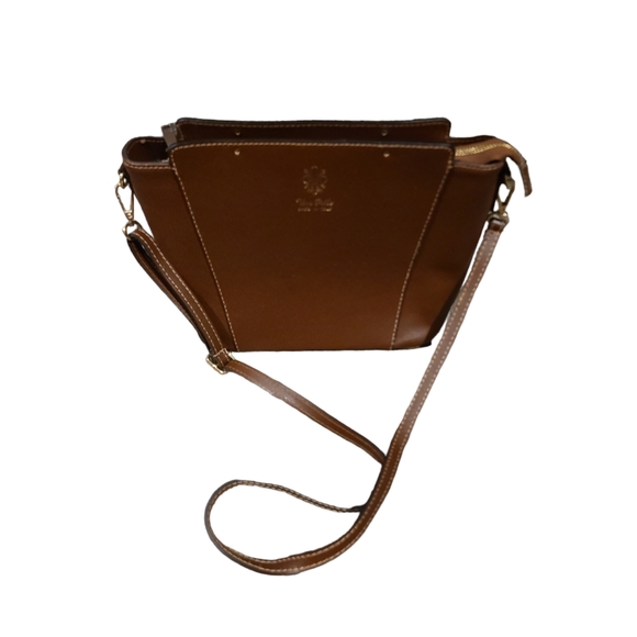 🤘SOLD🤘Vera Pelle Leather Structured Purse - Picture 2 of 6